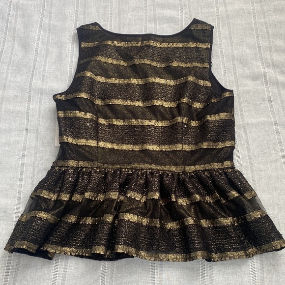 CeCe NWT Peplum Jubilee Gem blouse. - Picture 7 of 14